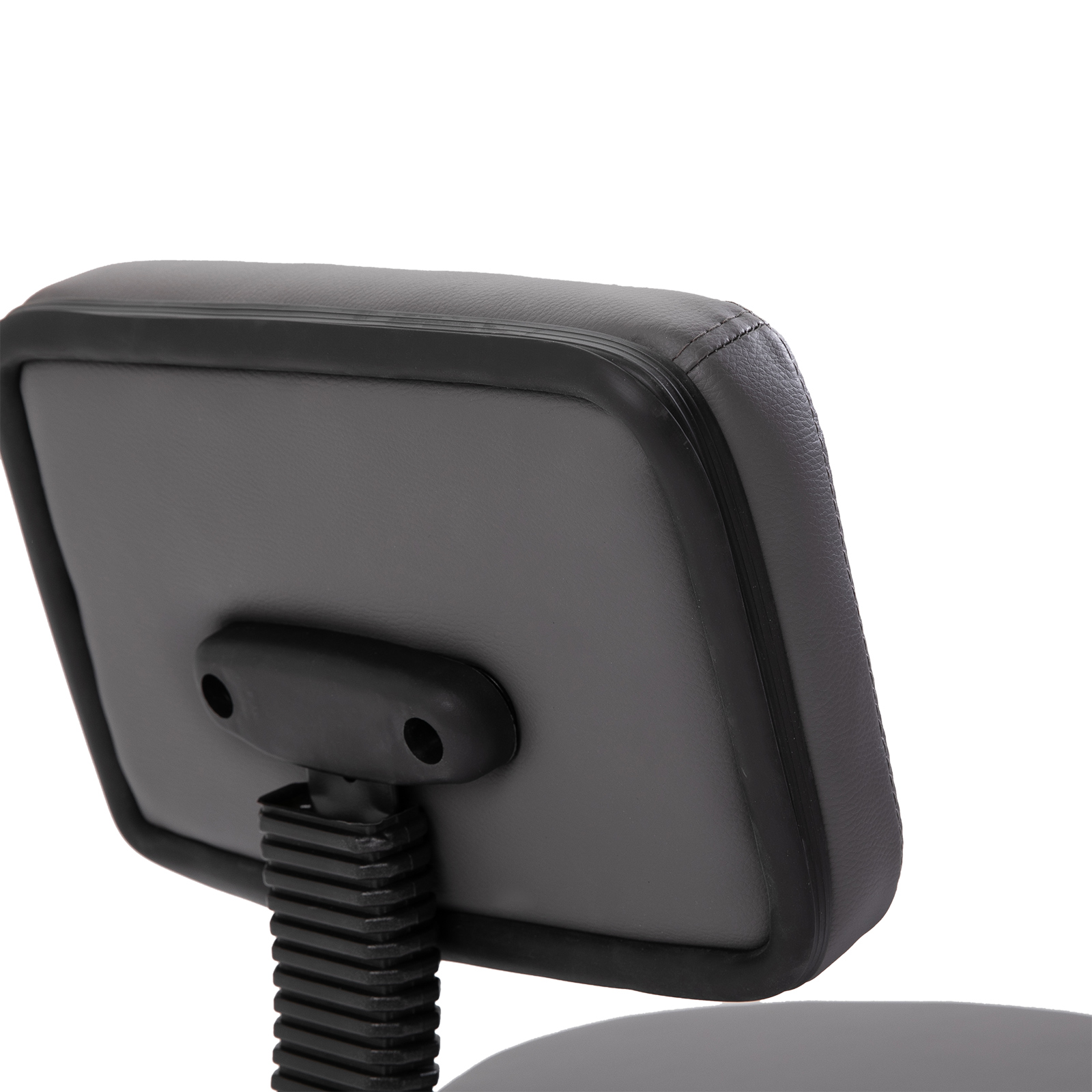 Salonhocker, höhenverstellbar, ergonomisch, 360° drehbar, 5 Rollen, synthetischer Bezug, Grau