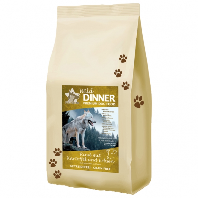 Wild Dinner Rind - Getreidefrei - 12 kg Wild Dinner Rind - Getreidefrei - 500 g