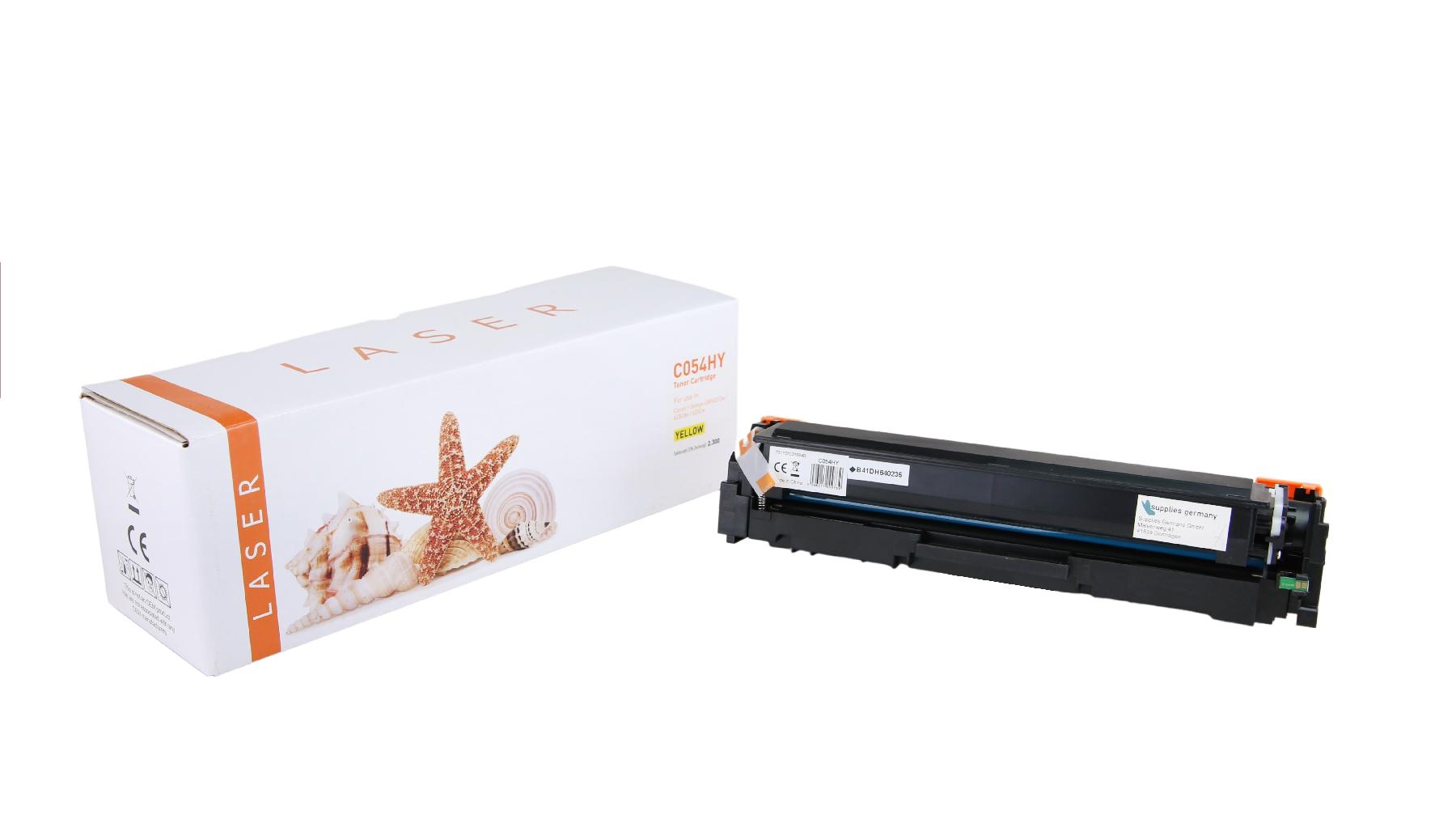 054HY alternativ Toner yellow für Canon / 3025C002 / 2.300 Seiten