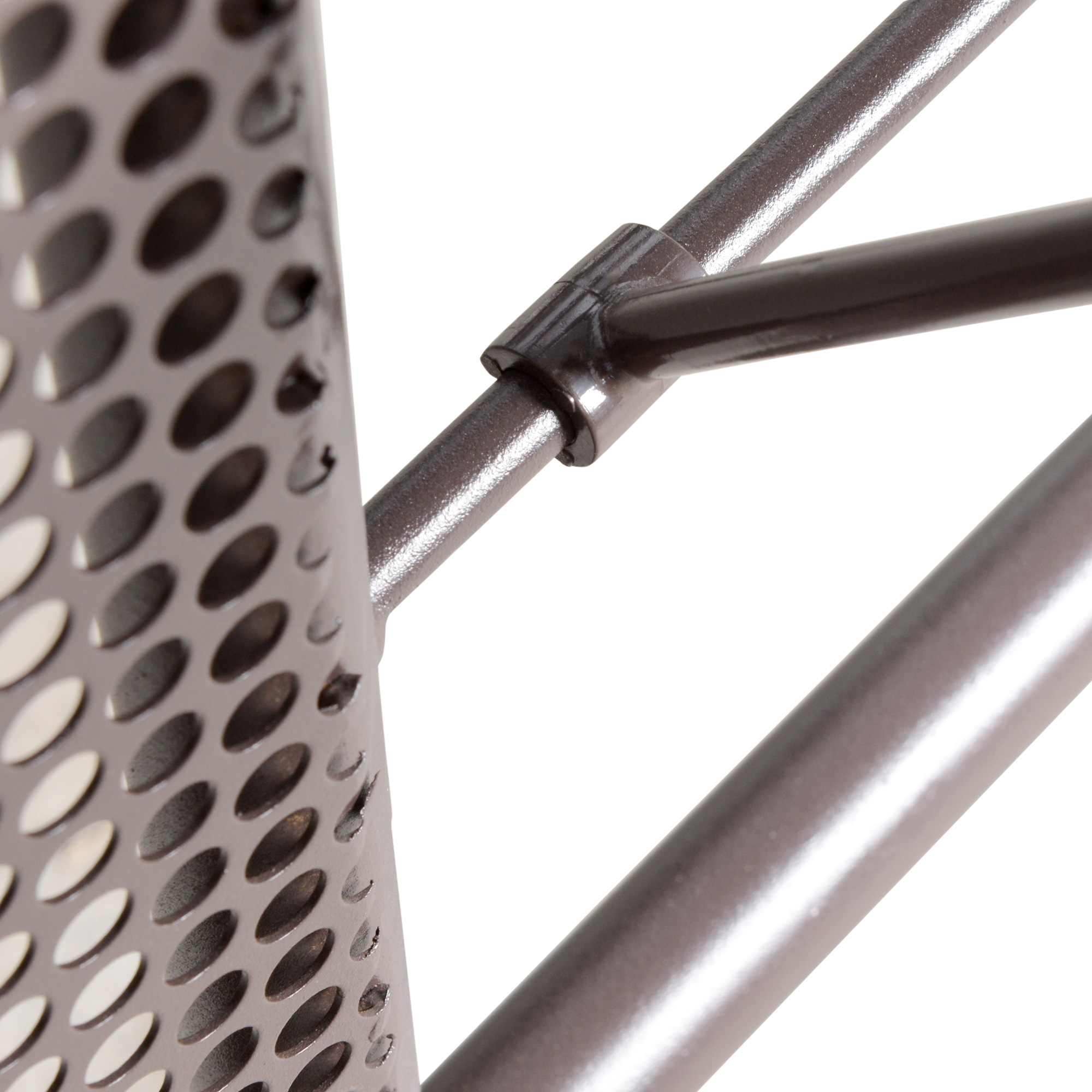 2-Sitzer Hollywoodschaukel Gartenschaukel mit Sonnendach Kissen Tablett Metall Polyester Grau 162 x 118 x 173 cm