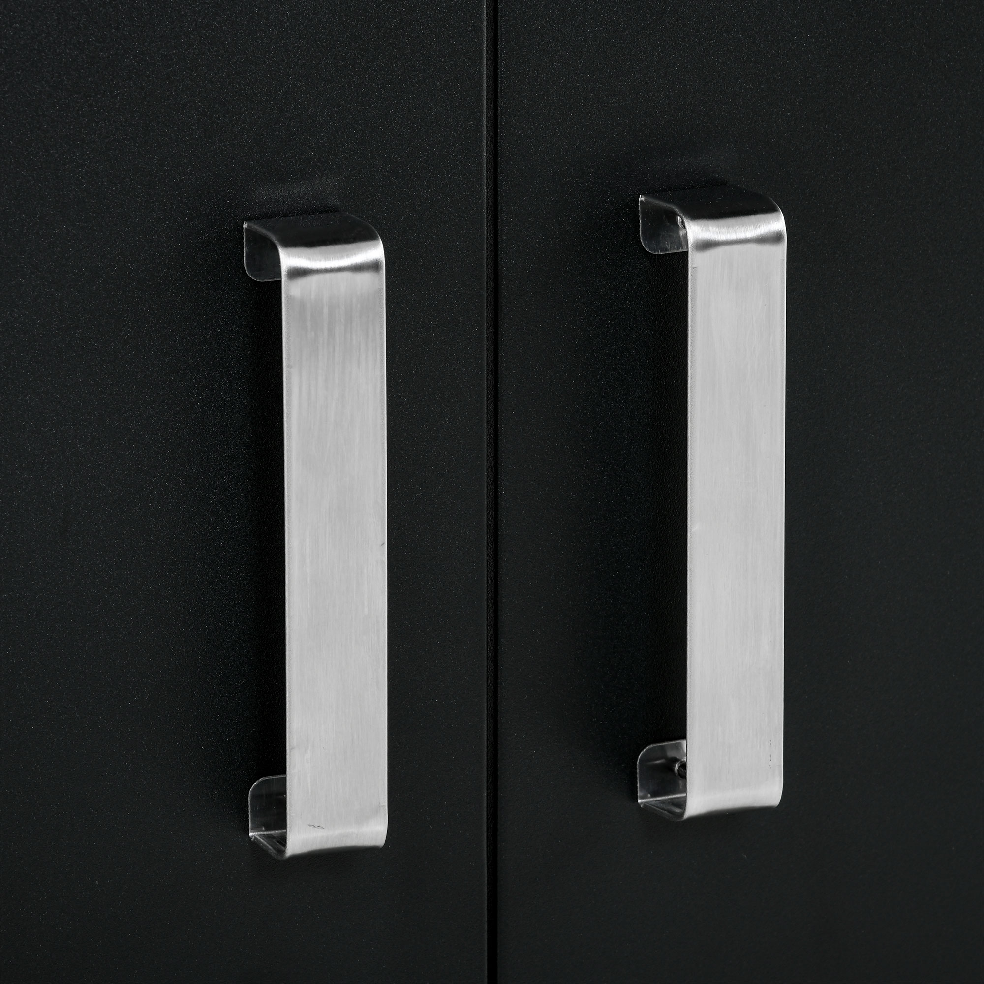 Gasgrill mit 3 Hauptbrennern + 1 Seitenbrenner, Ablage, rostfreier Stahl, schwarz, 110 x 50 x 100 cm