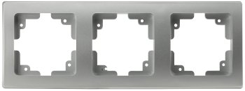 DELPHI 3-fach Rahmen, silber DELPHI 3-fach Rahmen, silber