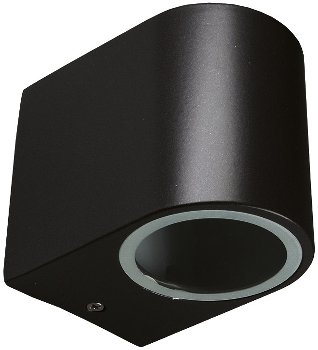 Außen-Wandleuchte "CTW-1", für 1x GU10, IP44, Gehäuse schwarz Außen-Wandleuchte "CTW-1", für 1x GU10, IP44, Gehäuse schwarz