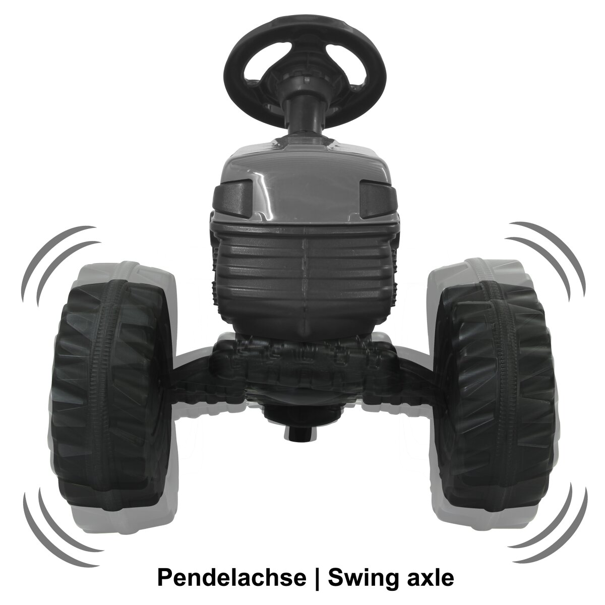 Kinderfahrzeug Traktor Big Wheel grün