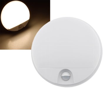 LED Wandleuchte "PAYAR" IP54, 3000K, 15W, 1520lm, 140° Bewegungsmelder LED Wandleuchte "PAYAR" IP54, 3000K, 15W, 1520lm, 140° Bewegungsmelder