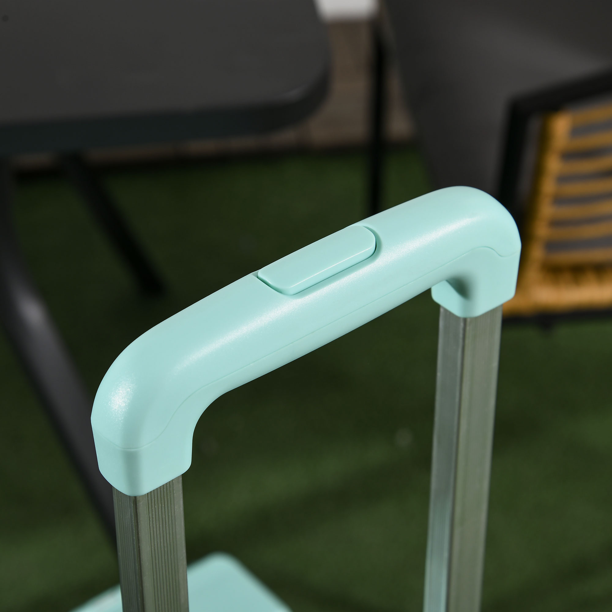 Einkaufswagen Einkaufstrolley, Treppensteiger,  klappbar, Teleskopgriff, bis max, 65 Kilo belastbar, Grün