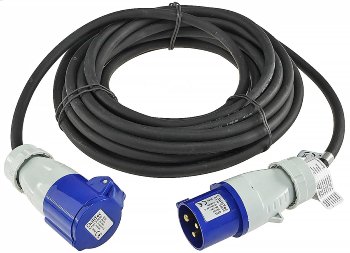 CEE Verlängerungskabel 10m H07RNF 3G2,5, für Camping, Caravaning, Wohnwagen