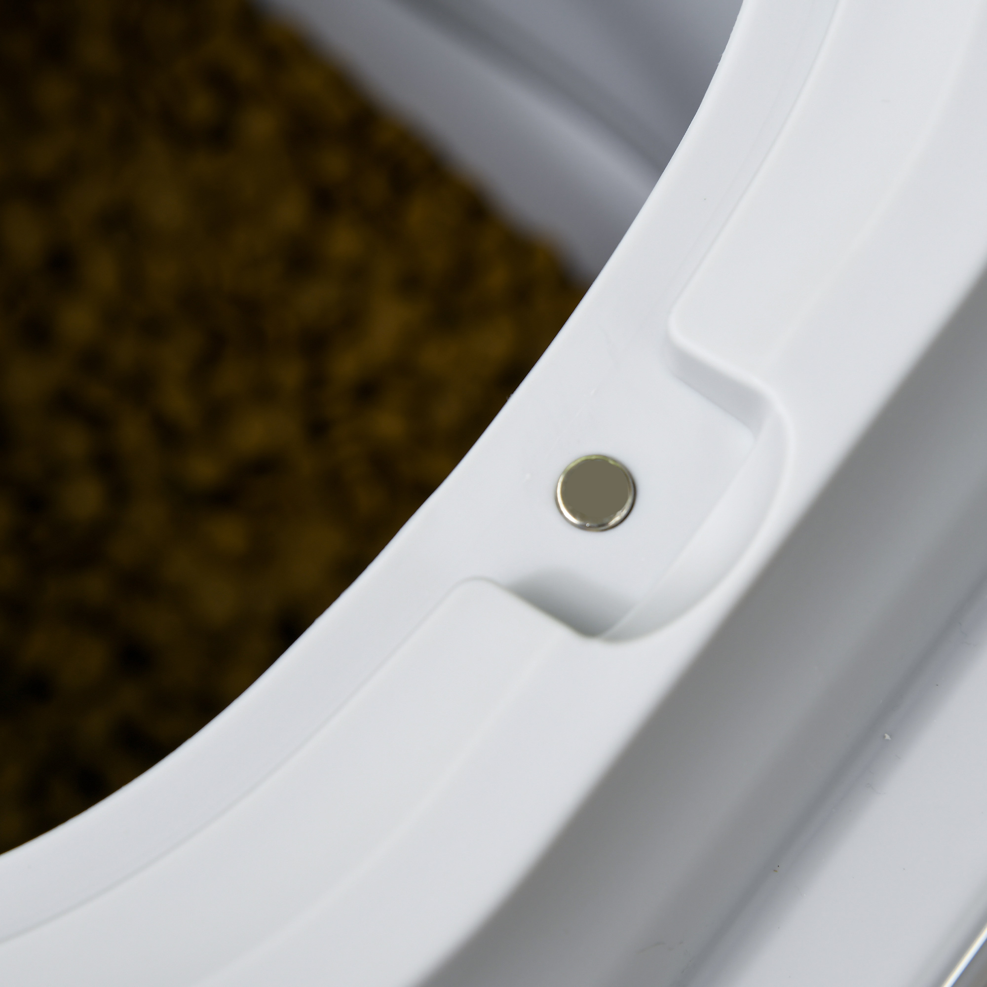 Trockenfutter-Behälter, faltbar, bis 25 kg, mit Zubehör, 44x32x37cm, Grau