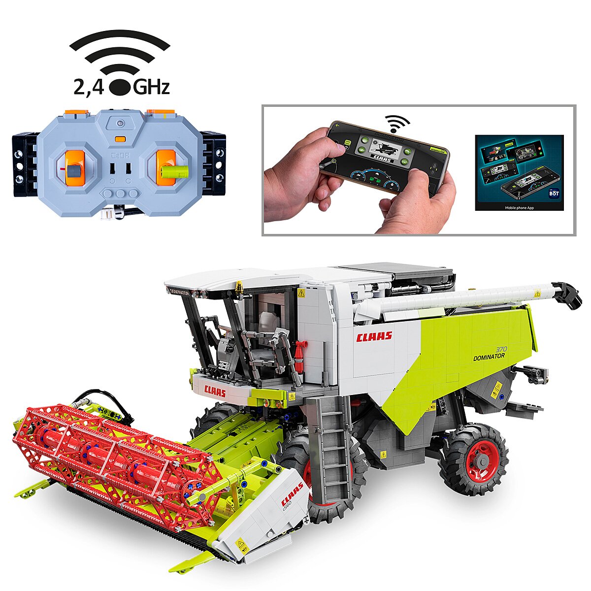 CaDA Set C61508W Claas Dominator 370