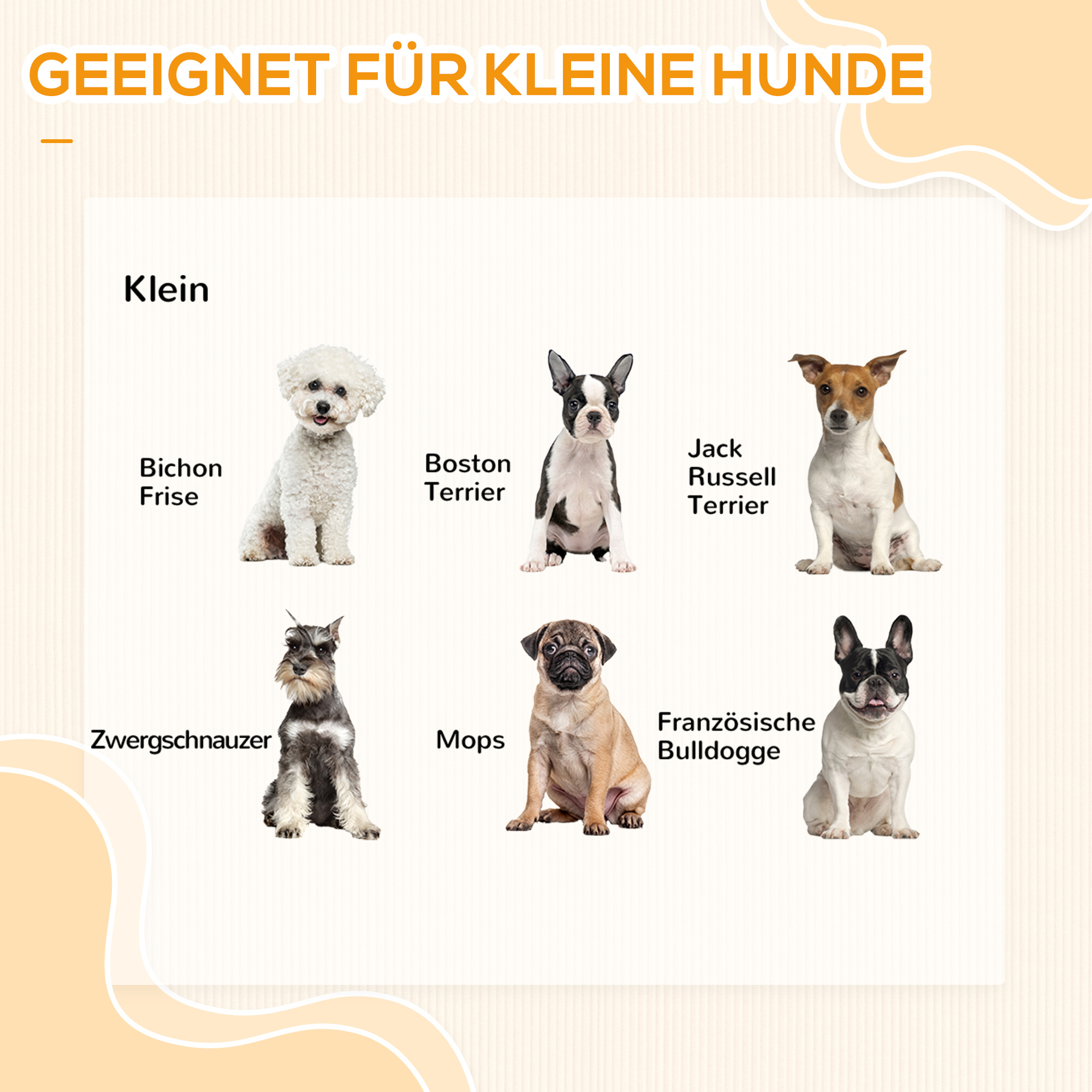 Hundetreppe 3 Stufen 48 cm Hoch Haustiertreppe für kleine und alte Tiere klappbar Katzentreppe Hunderampe Einstiegshilfe für Bett, Sofa, Couch und Auto Weiß
