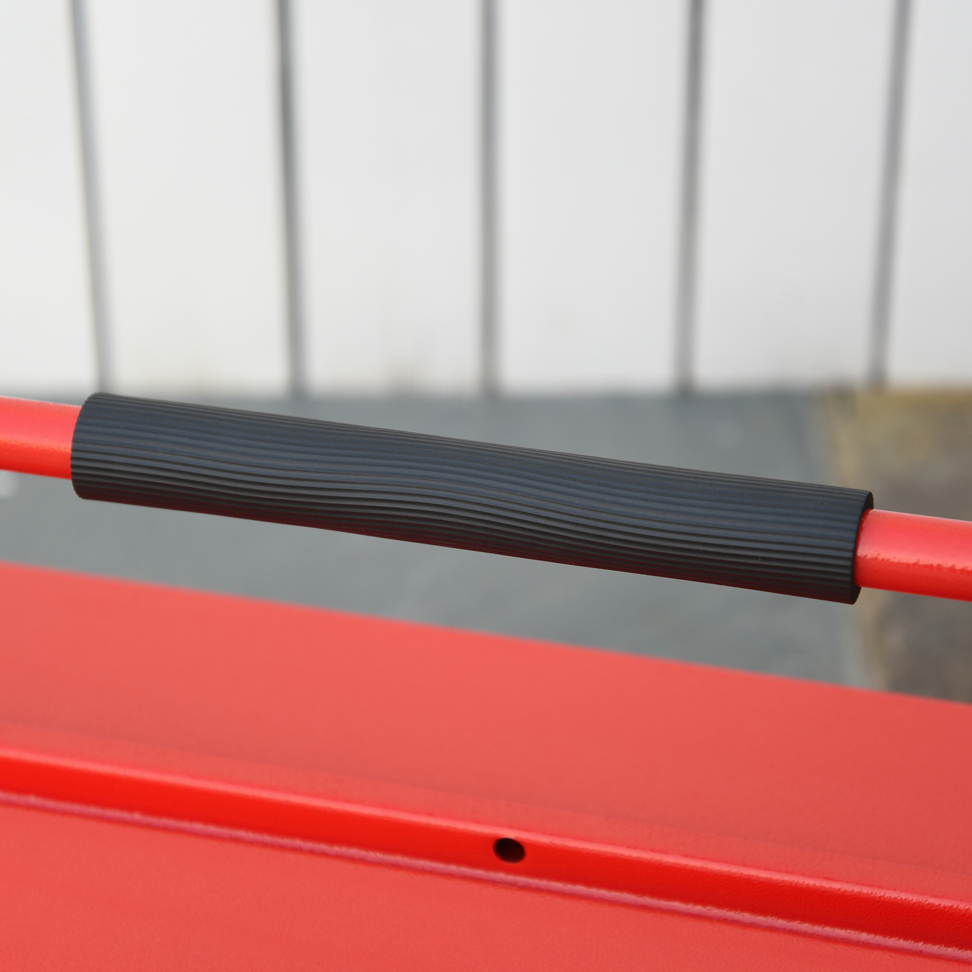 Werkzeugkasten Werkzeugkoffer mit 5 Fächern 45 x 20 x 34,5cm Stahl Rot