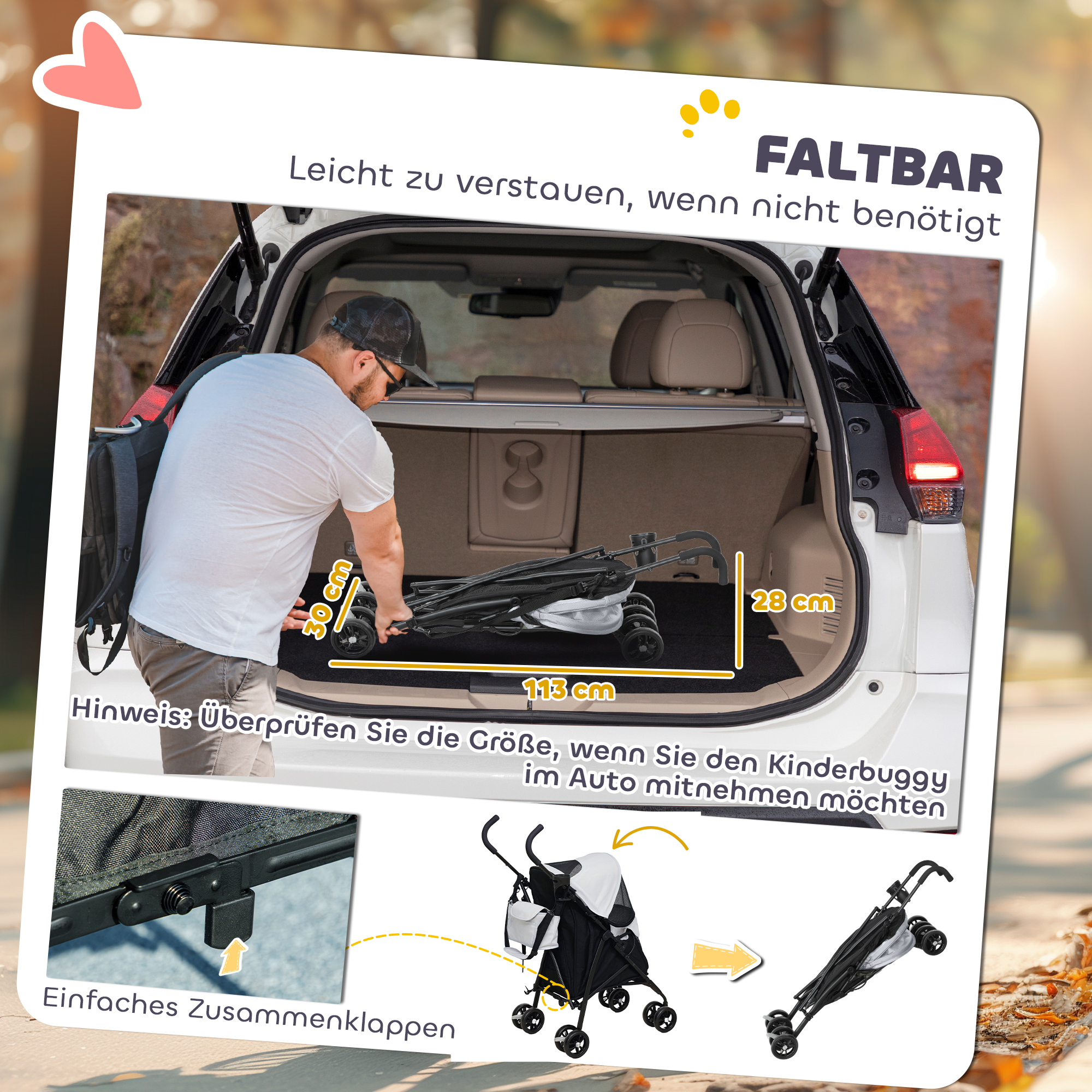 Haustierwagen, Sicherheitsleinen, Netzfenster, 76L x 44B x 103H cm, Hellgrau