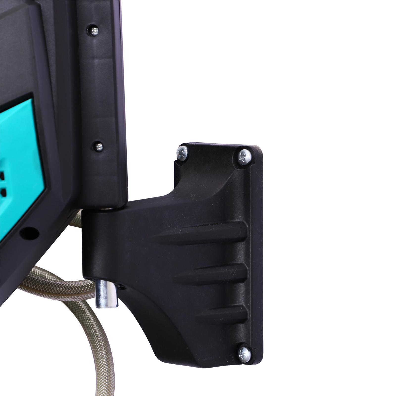 Wandschlauchbox Schlauchtrommel 180° schwenkbar mit Multibrause Frostschutz -5-45 °C Kunststoff Grün + Schwarz 15 m