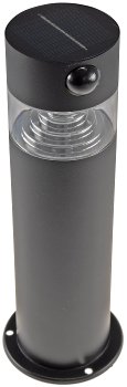 LED Solar Wegeleuchte "SWL-AS30", IP44, warmweiß 3000K, PIR Sensor, 30cm