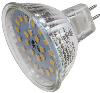 LED Strahler MR16 "H55 SMD", 120°, 3000k, 420lm, 12V/4W, warmweiß