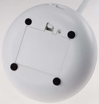 LED Tischleuchte mit Schwanenhals, Batterie, dimmbar, warmweiß, Weiß