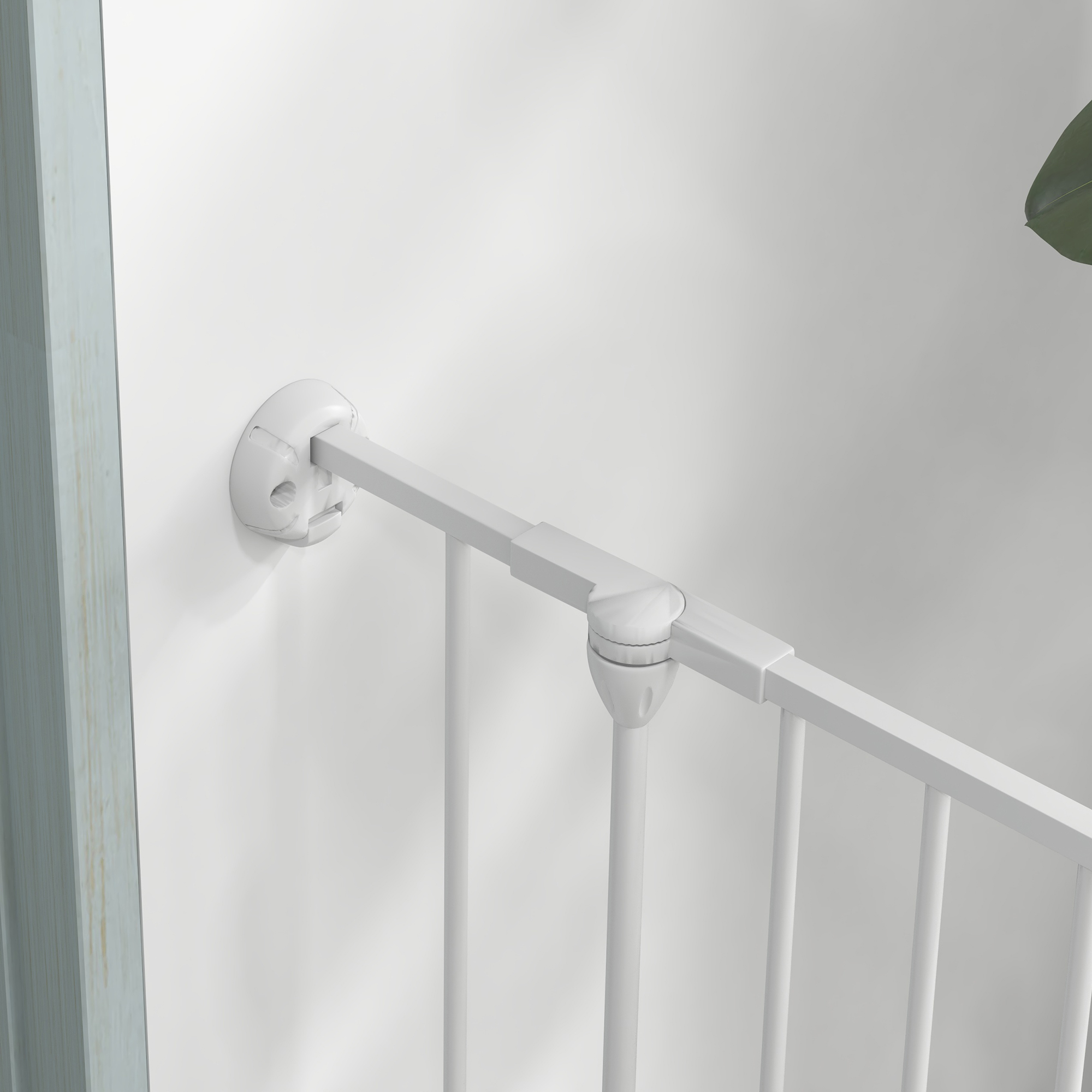 Welpenauslauf, modulares Design, klappbar, Stahlrahmen, für Innen, weiß, 90 x 123 x 102cm