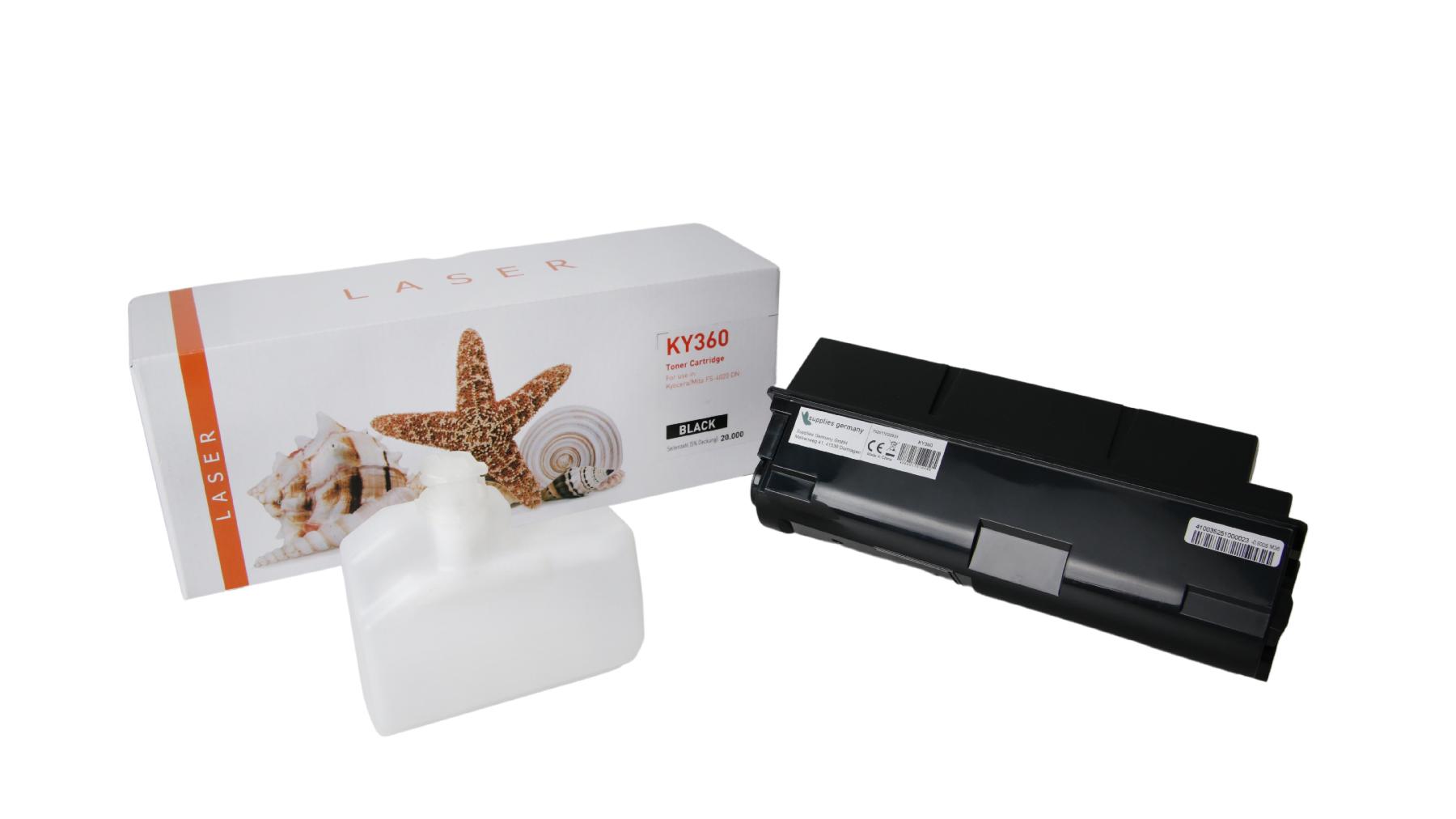 TK360 alternativ Toner schwarz für Kyocera / TK360 / 20.000 Seiten