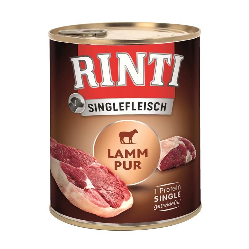 Rinti Singlefleisch Lamm Pur 800g