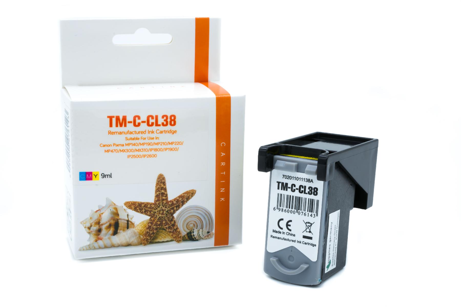 CL38  Refill Tinte Color für Canon / 2146B001 / 12ml