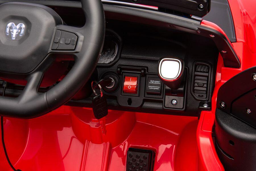 Kinderfahrzeug Feuerwehr Dodge RAM - MP3 & Sirene