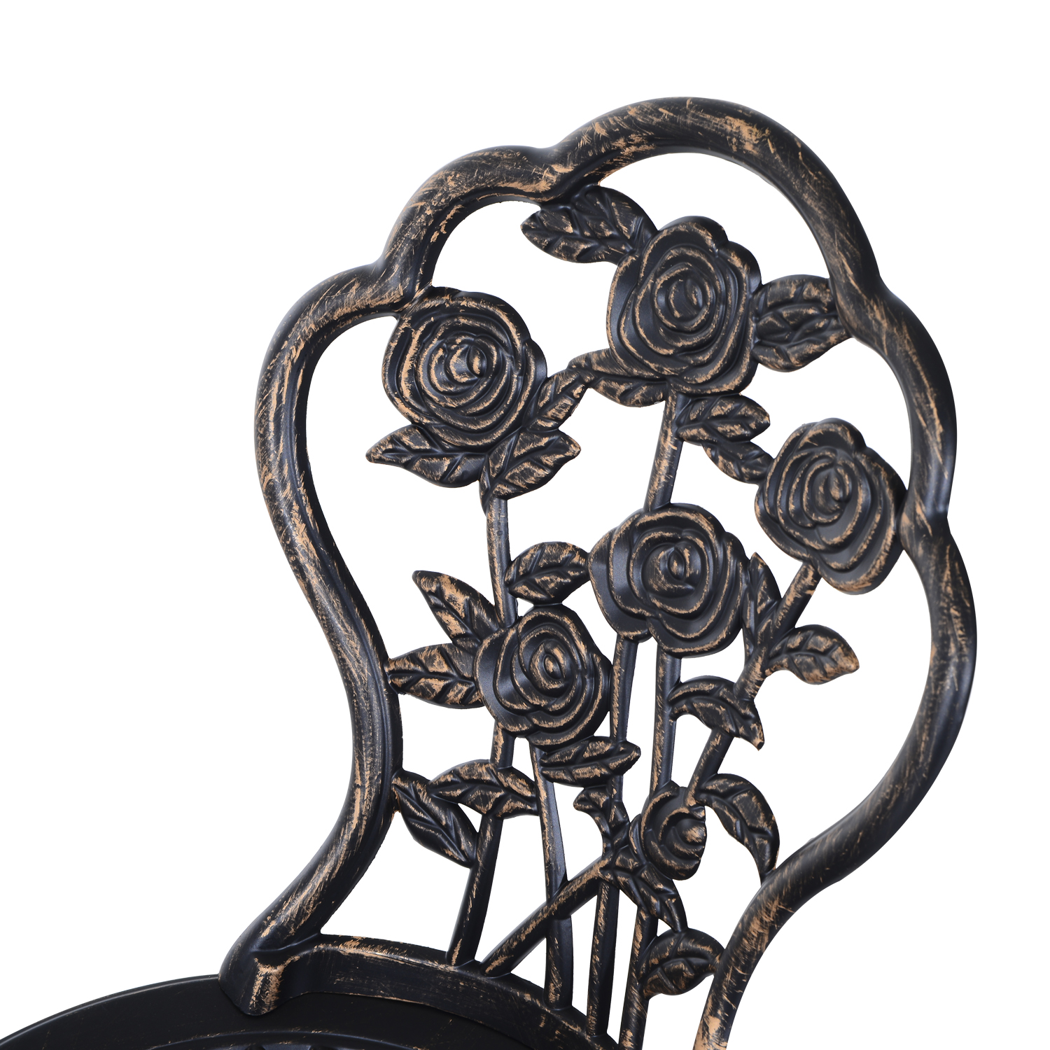 Gartenmöbel für 2 Personen Gartenset Sitzgruppe Balkonset Balkonmöbel Set Garnitur Tisch Stuhl Bronze