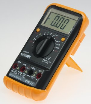 Digital-Multimeter "CTM-43 big", Volt, Amp., Ohm, autom. Messbereichswahl