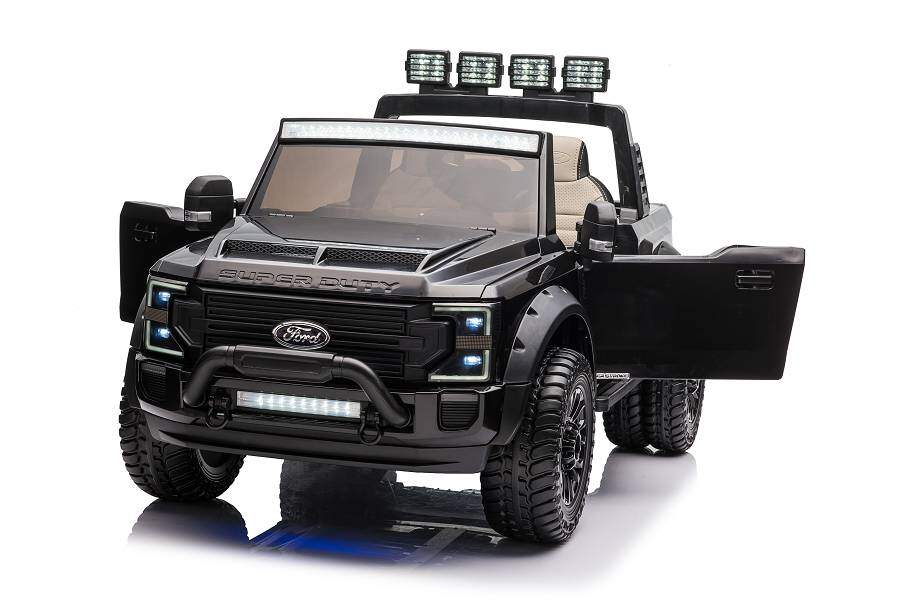 Kinderfahrzeug Ford Super Duty - schwarz