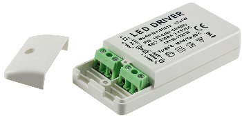 LED-Trafo KS-12E 12W, 3-45V=, Ein 220-240V, Aus 350mA Konstantstrom LED-Trafo KS-12E 12W, 3-45V=, Ein 220-240V, Aus 350mA Konstantstrom