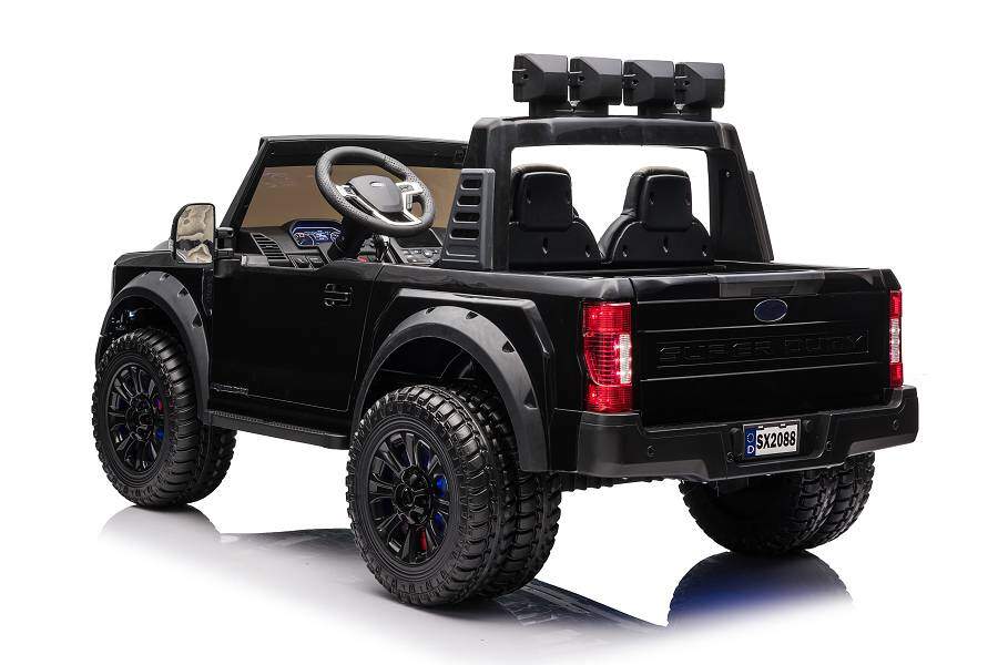 Kinderfahrzeug Ford Super Duty - schwarz