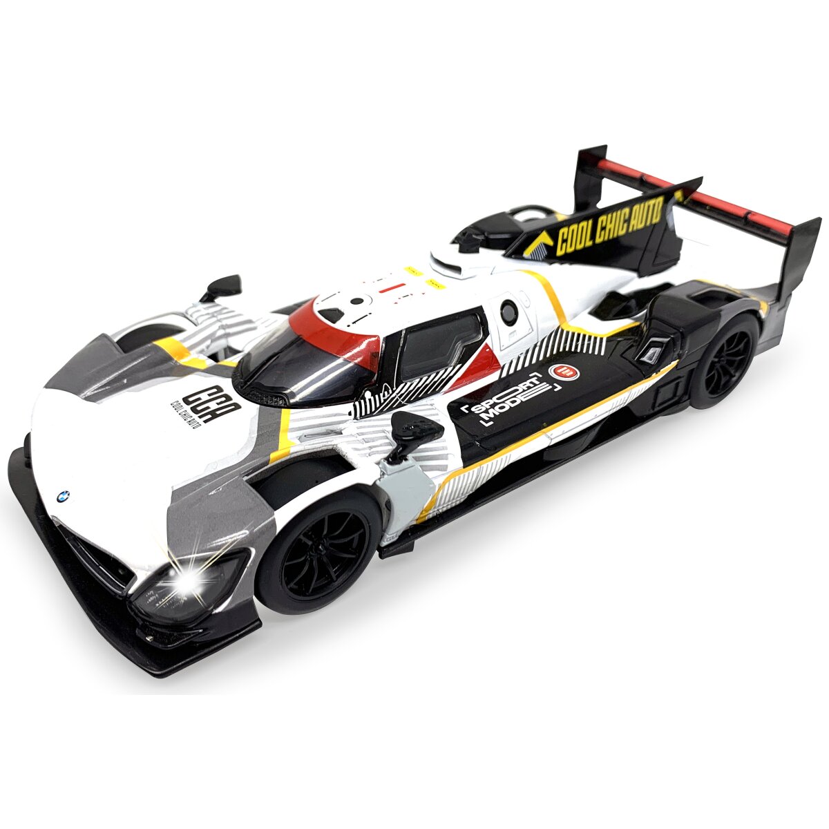 BMW M Hybrid V8 Diecast 1:24 grau inkl. Knopfzellen BMW M Hybrid V8 Diecast 1:24 grau inkl. Knopfzellen