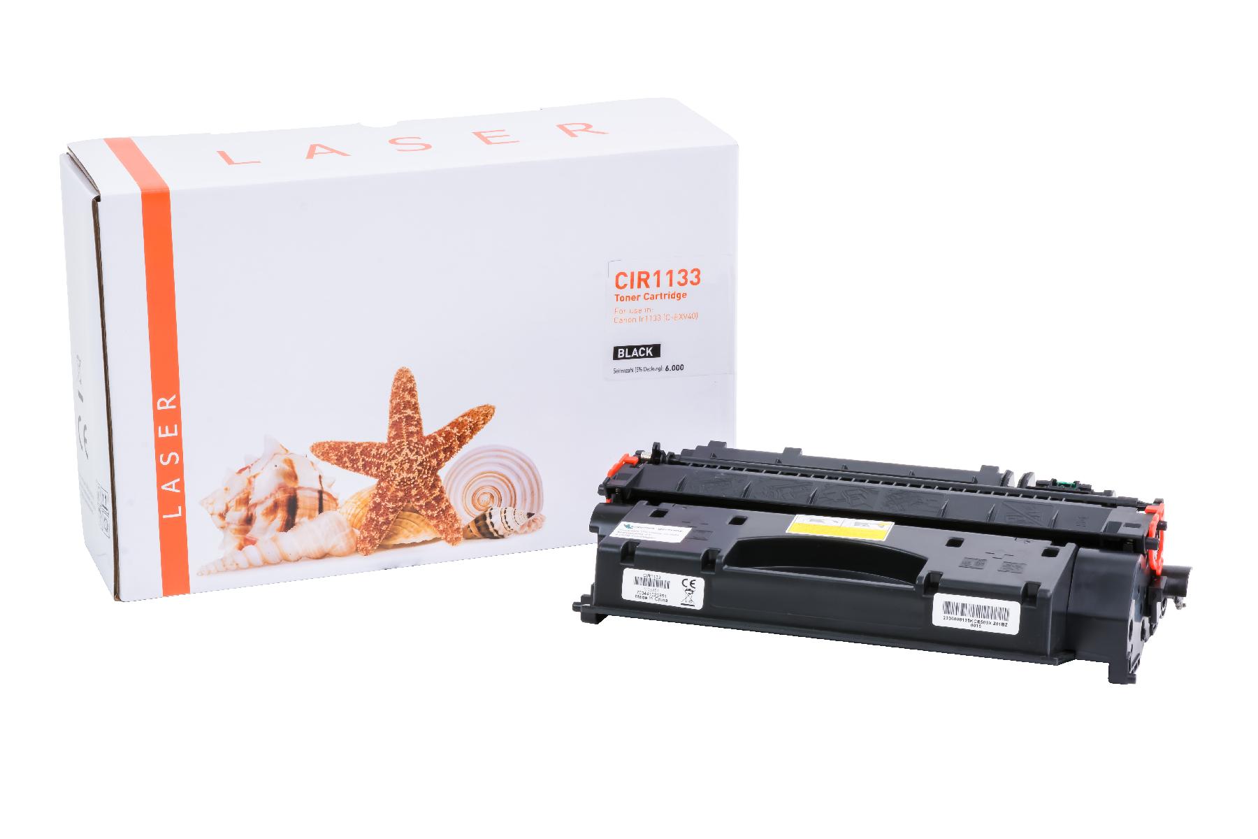 IR1133 alternativ Toner schwarz für Canon  / CEXV40 / 6.000 Seiten