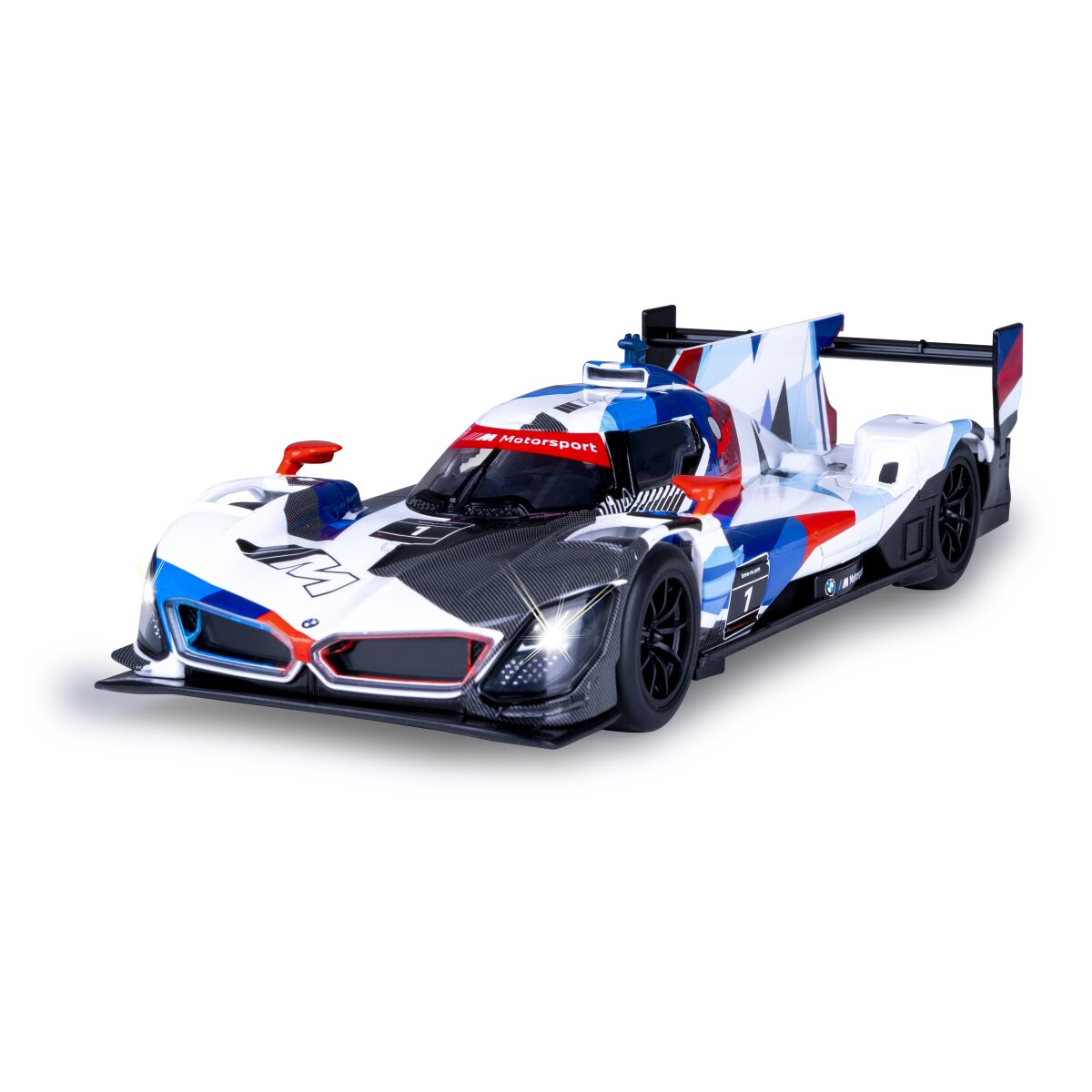 BMW M Hybrid V8 Diecast 1:24 blau inkl. Knopfzellen BMW M Hybrid V8 Diecast 1:24 blau inkl. Knopfzellen
