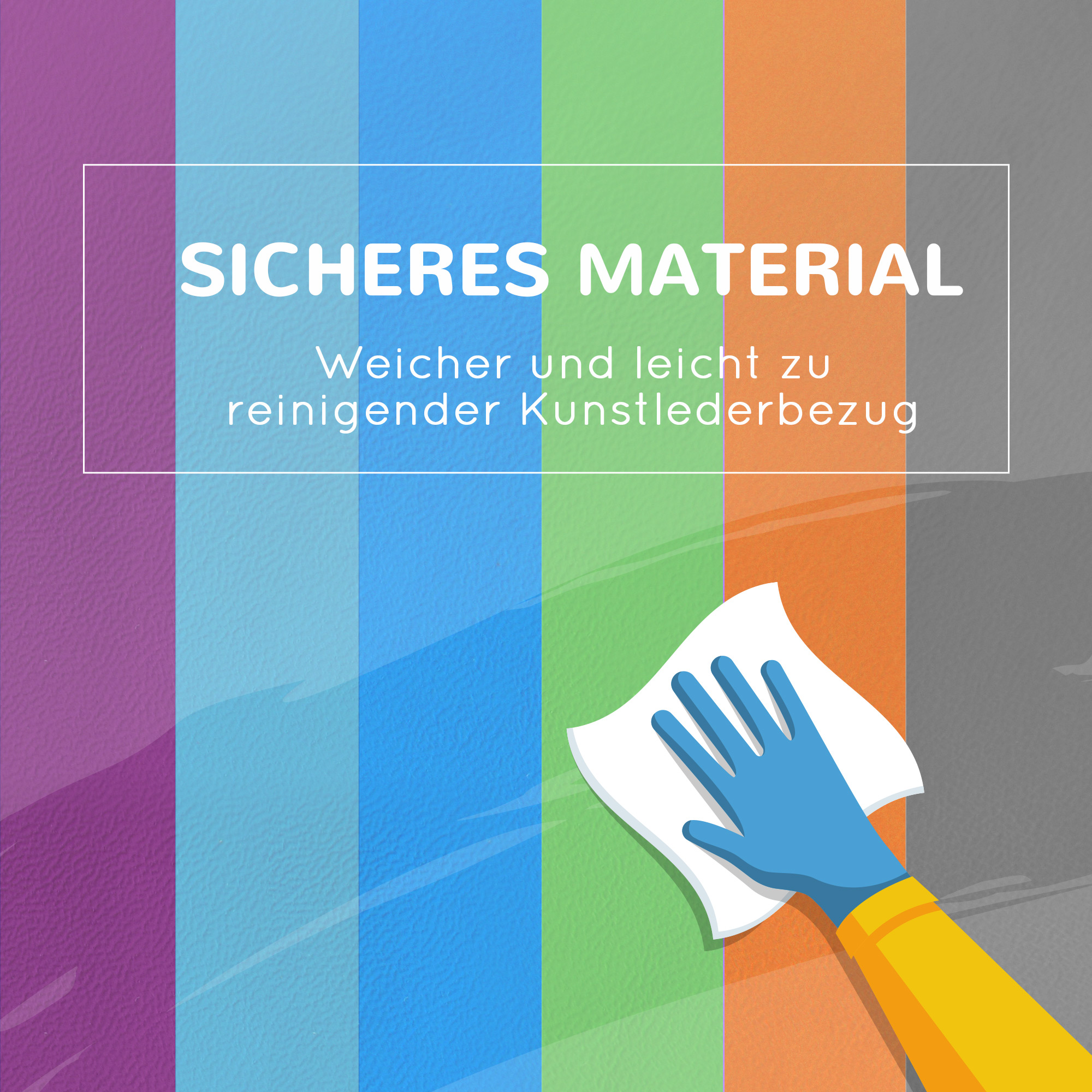 Kletter- und Krabbelspielzeug für Kinder, weicher EPE-Schaumstoff, 20x20x20 cm, Mehrfarbig, 1-3 Jahre