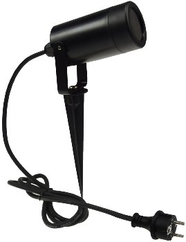 Gartenleuchte "KGL-110", schwarz, 1,5m Kabel+Stecker, GU10-Sockel, IP44 Gartenleuchte "KGL-110", schwarz, 1,5m Kabel+Stecker, GU10-Sockel, IP44