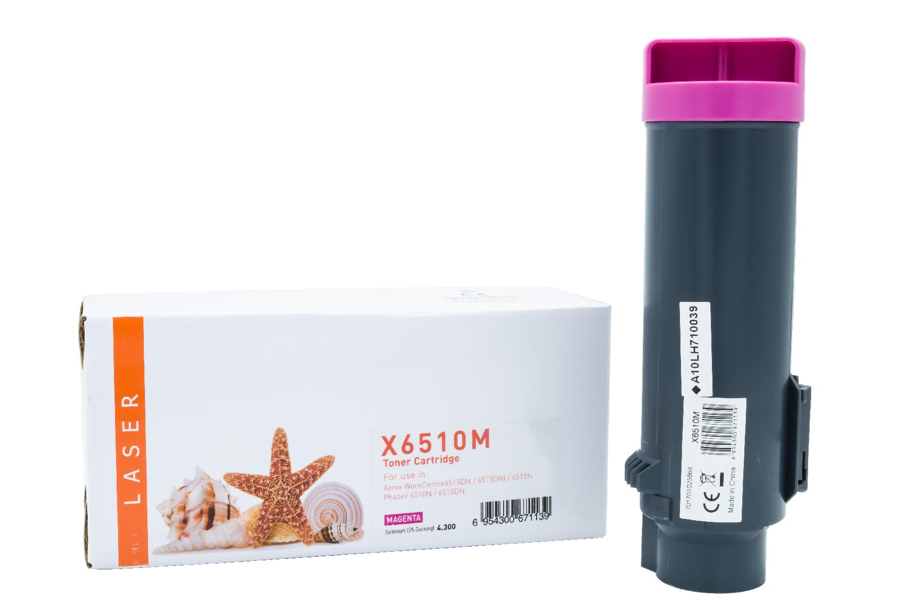 PHASER6510MHC alternativ Toner magenta für Xero / 106R03691 / 4.300 Seiten