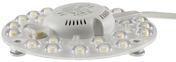 LED Umrüstmodul "UM12ww" für Leuchten, Ø125mm, 12W, 1200lm, 3000K, Magnethalter