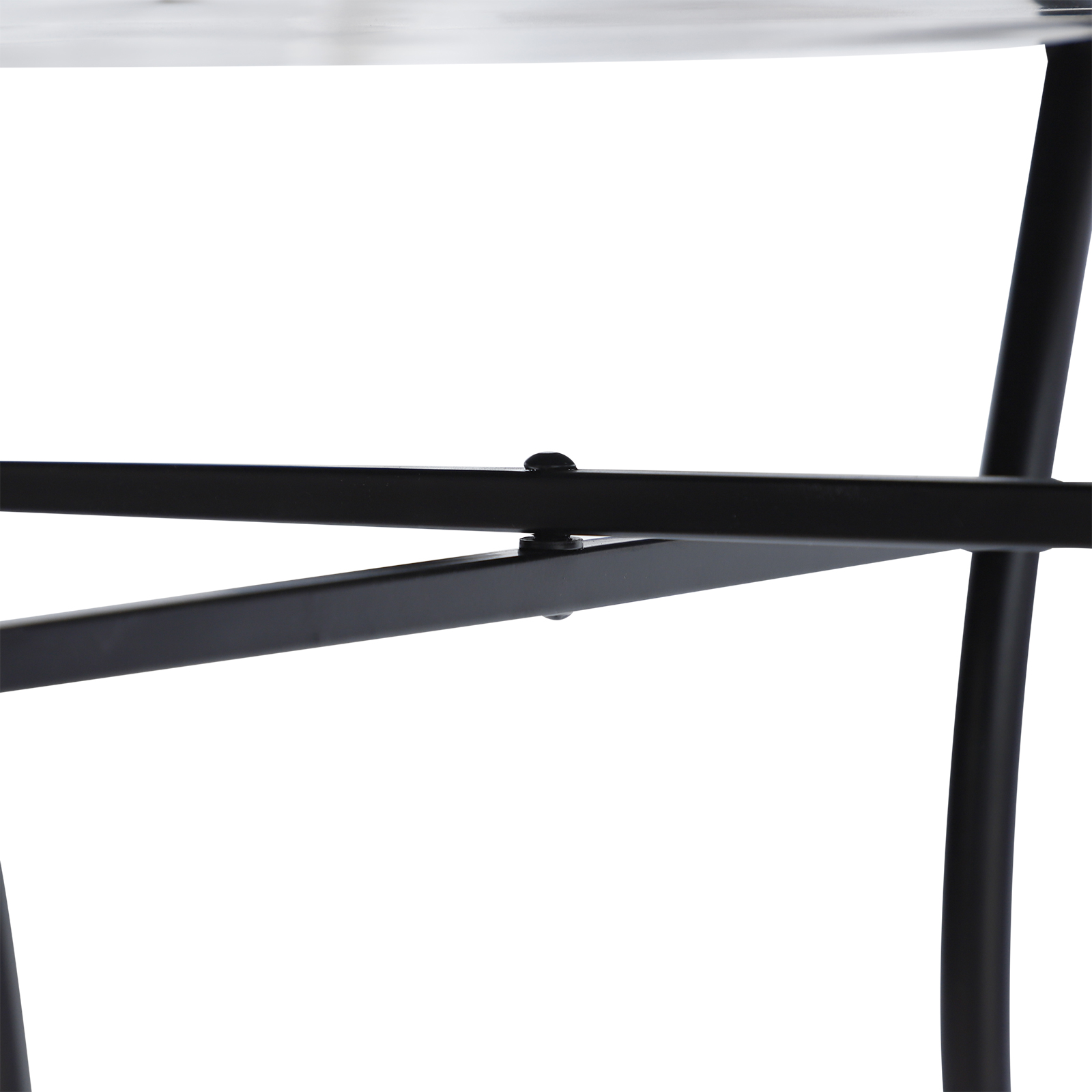 Gartentisch Mosaiktisch Balkontisch Beistelltisch Seviertisch rund Stahl + Keramik Orange + Weiß Ø60 x H71 cm