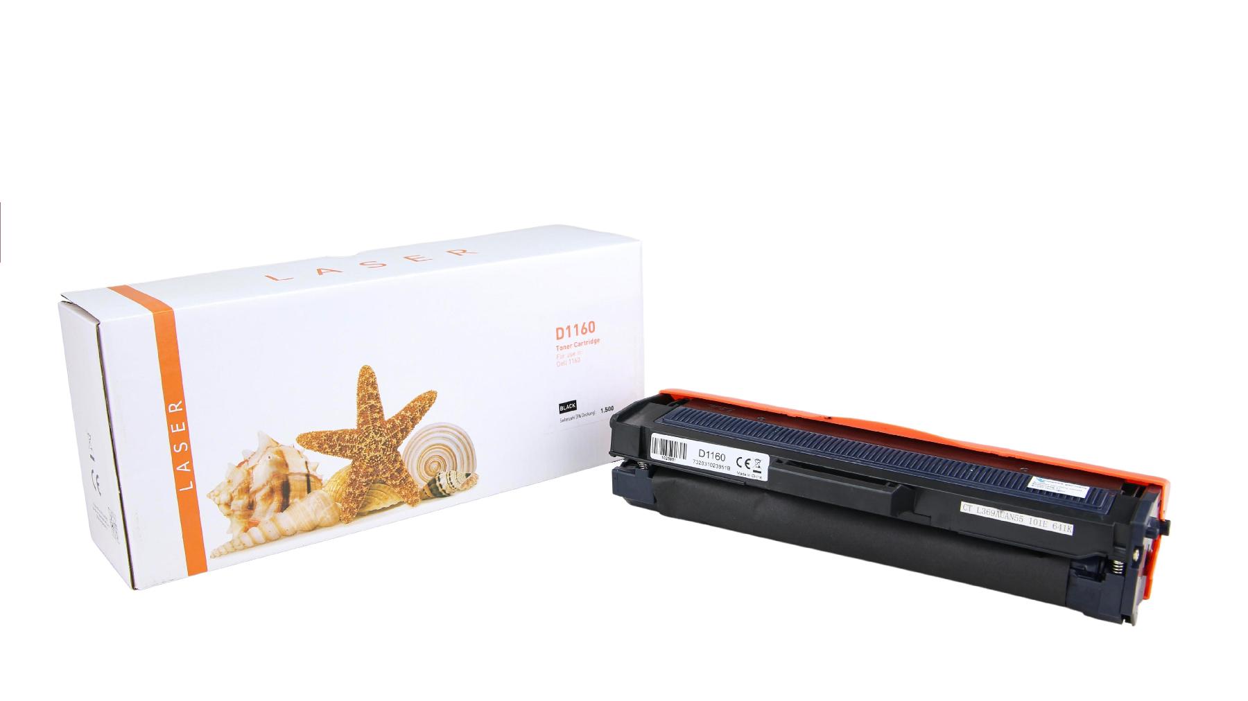 D1160 alternativ Toner schwarz für Dell / HF44N / 1.500 Seiten