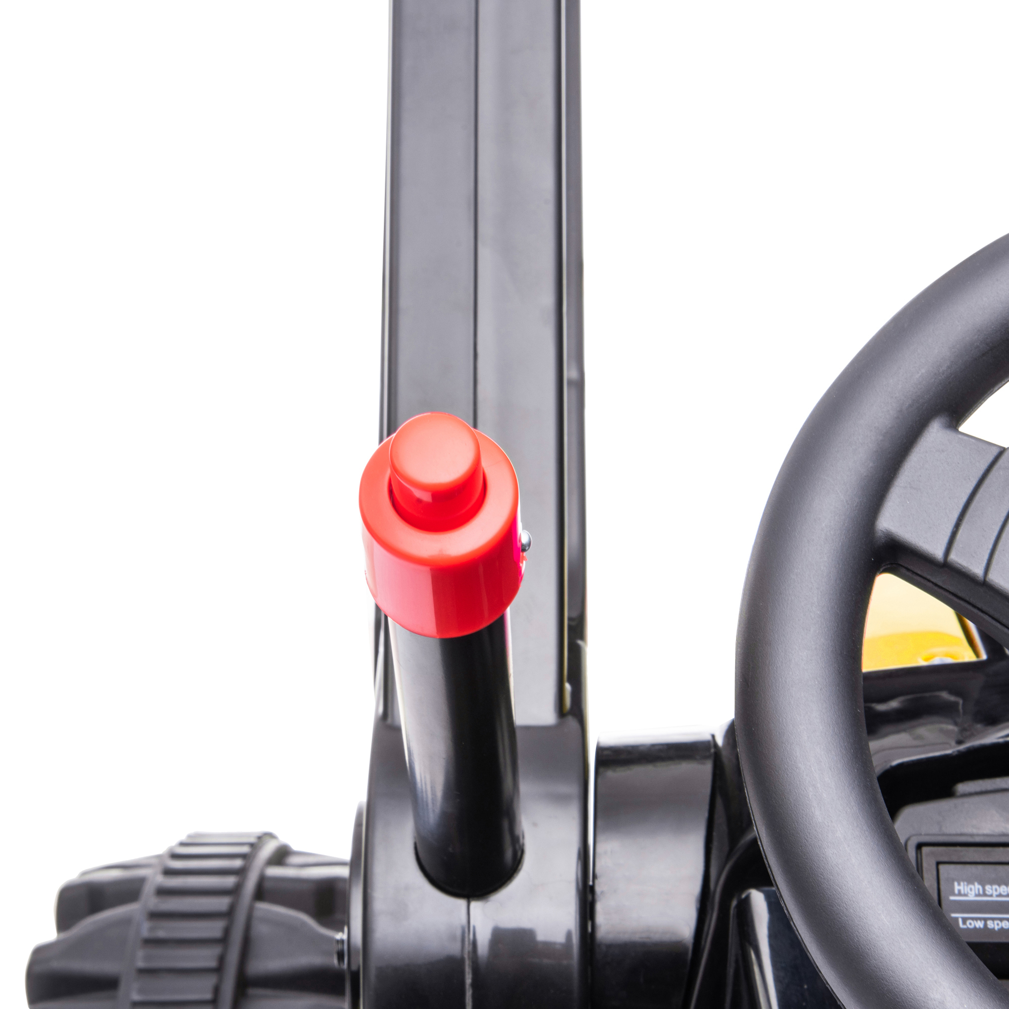 Kinder Elektrobagger Sitzbagger für Kinder Aufsitzbagger Geländewagen traktor elektrisch zum Fahren mit Musik Schaufel Armen 3-5 Jahre PP-Kunststoff Stahl Gelb 132 x 62 x 65 cm