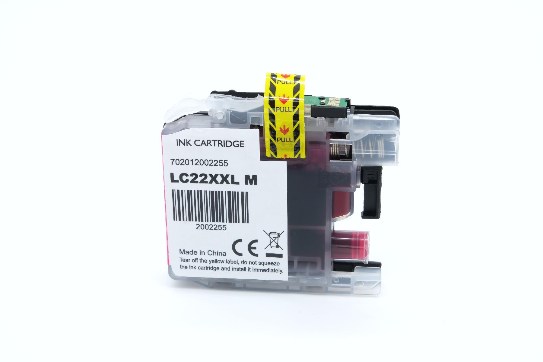 LC22EXXLM alternativ Tinte magenta für Brother / LC22EM / 1.200 Seiten