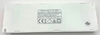 LED-Trafo "CT-SL30" SlimLine 0,5-30W, Ein 198-264V, Aus 12V= Konstantspannung