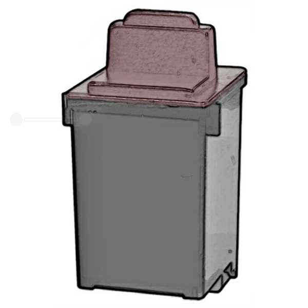 400HC alternativ Tinte schwarz für Lexmark / 13400HCE / 21ml