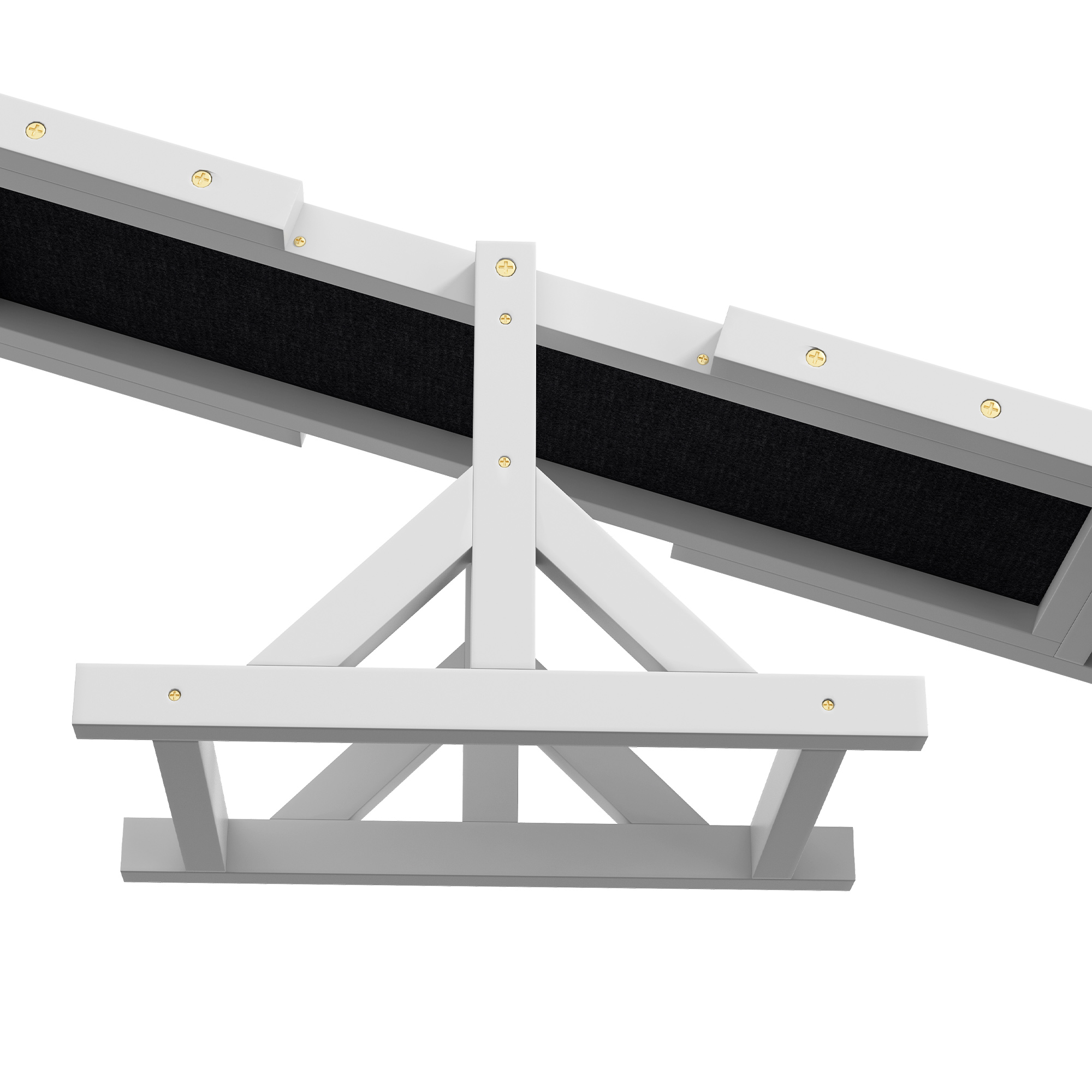 Hundewippe für Agility Training, rutschfest, bis 50 kg belastbar, 180 x 30 x 30 cm