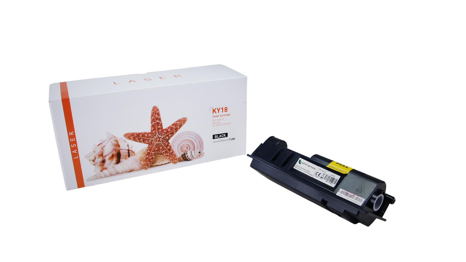 TK18 alternativ Toner black für Kyocera  / TK18 / 7.200 Seiten