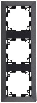 MILOS 3-fach Rahmen, Anthrazit