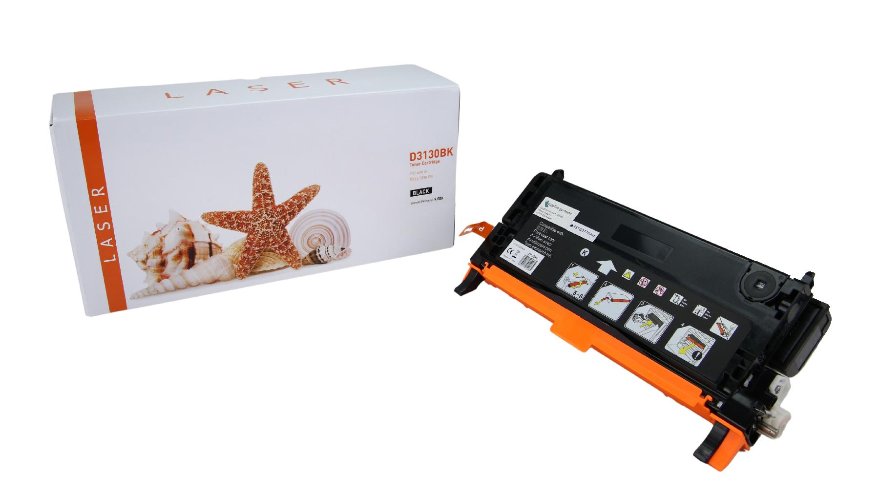 D3130schwarz alternativ Toner schwarz für Dell / H516C / 59310289 / 9.000 Seiten