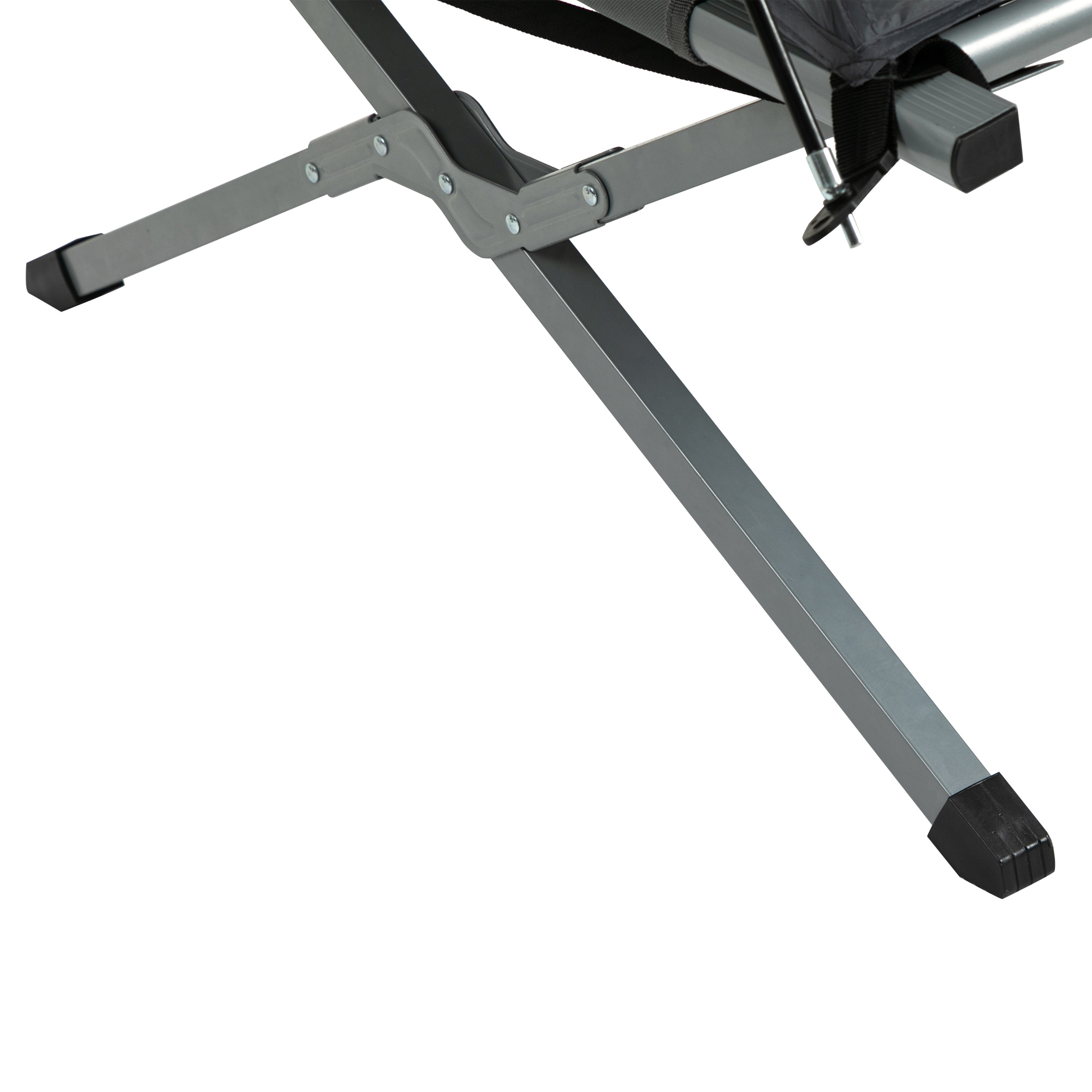 Feldbett mit Kuppeldach Zelt + Liege wetterbeständig zusammenklappbar Grau 200 cm x 86 cm x 147 cm