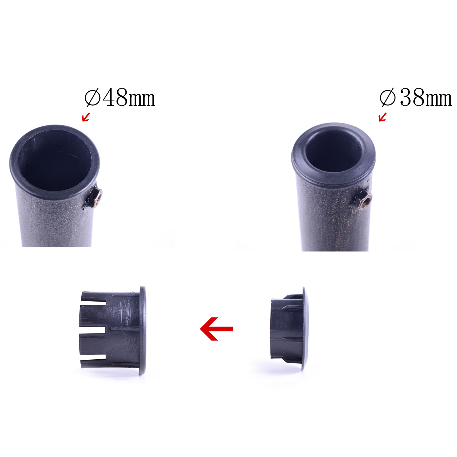 Schirmständer Polyesterharz 9kg Sonnenschirmfuß für Schirmstange von 38mm/48mm Durchmesser Ständer für Garten, Balkon, Bronze