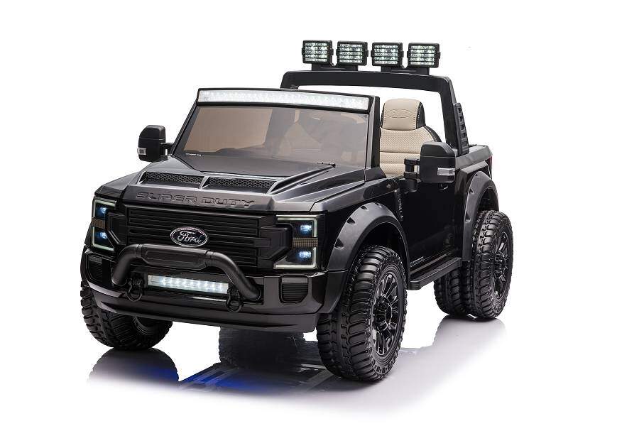 Kinderfahrzeug Ford Super Duty - schwarz